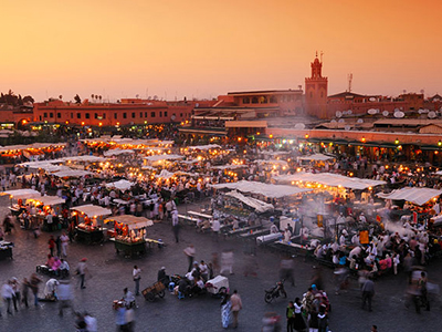 excursion 1 jour départ agadir marrakech ville ocre